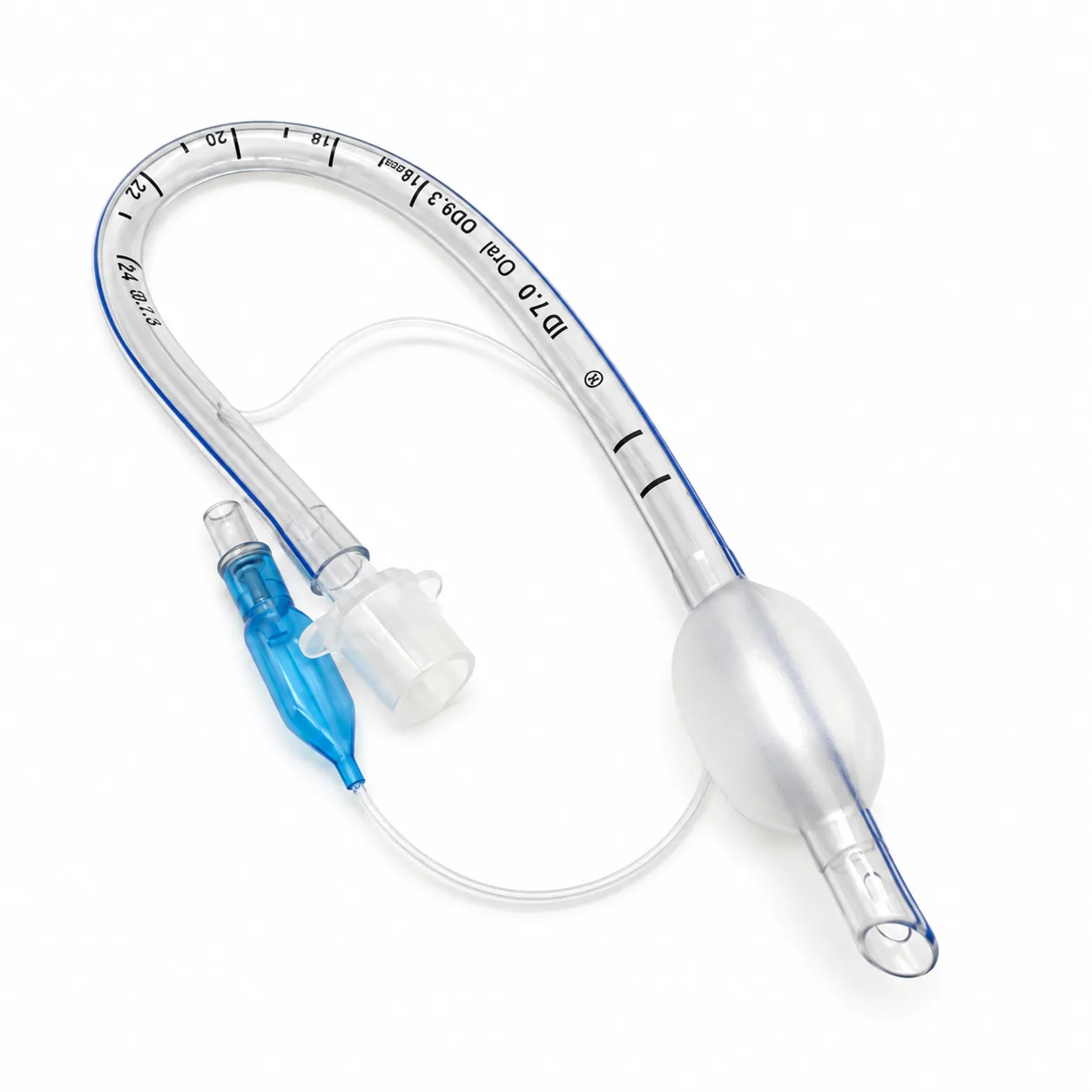 Tubo endotraqueal, fotografía referencial